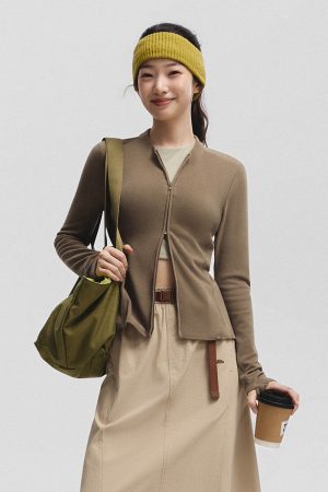 TwinTrail – Women’s Medium-Warmth Double-Zip Fleece Base Layer