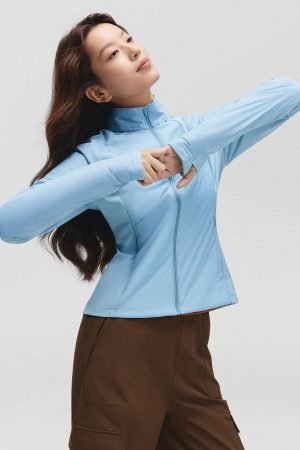 HoodMotion – Women’s Medium-Warmth Hooded Stretch Fleece Jacket